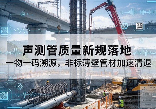延吉声测管质量新规落地，一物一码溯源，非标薄壁管材加速清退